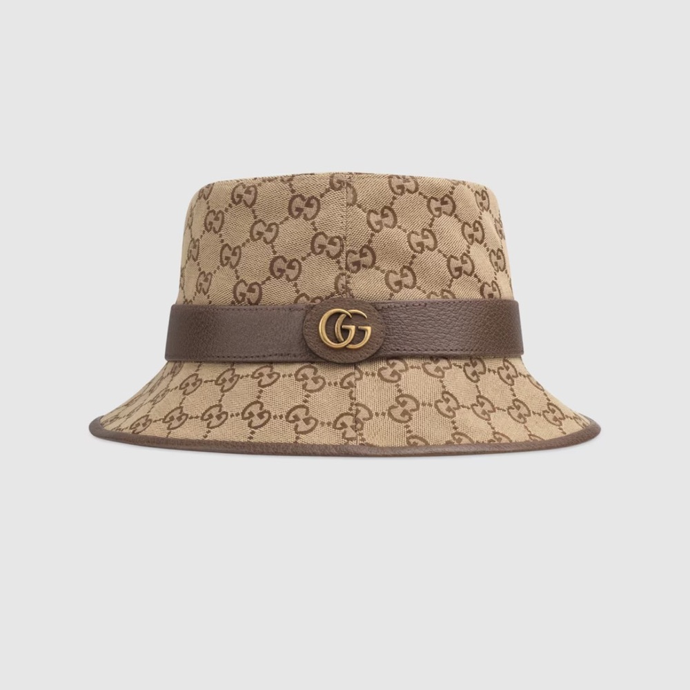 Gucci Beige and Brown Bucket Hat - Picture 2 of 9